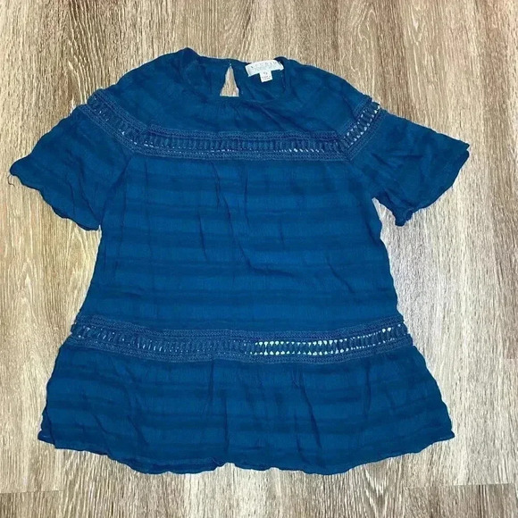 Womens Studio Blue Blouse - Petite Small - Picture 1 of 4